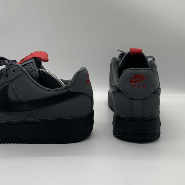 NIKE AIR FORCE 1 GREY/BLACK/RED