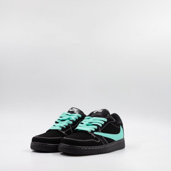 NIKE AIR JORDAN 1 LOW CACTUS BLACK PHANTOM TIFFANY