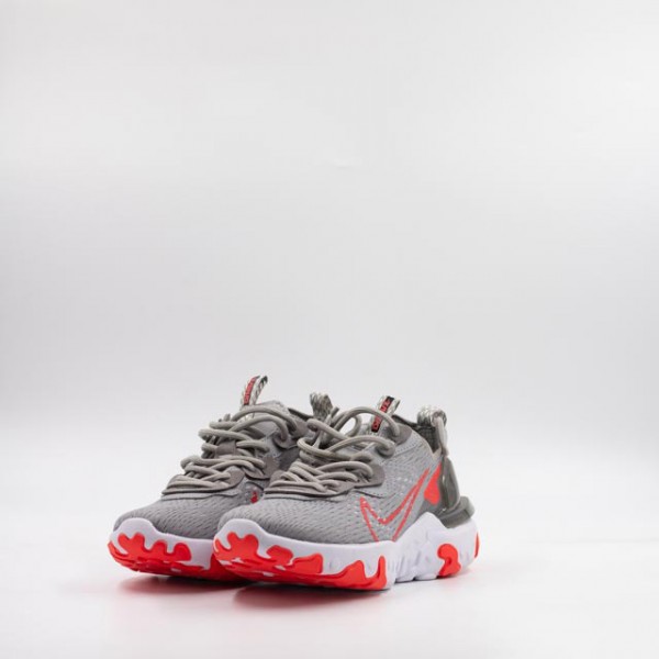 NIKE REACT VISION GREY/RED