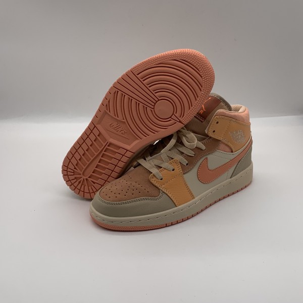 NIKE AIR JORDAN 1 MID APRICOT ORANGE