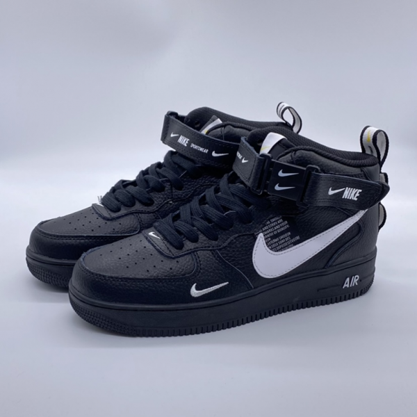 NIKE AIR FORCE TM MID BLACK(МЕХ)