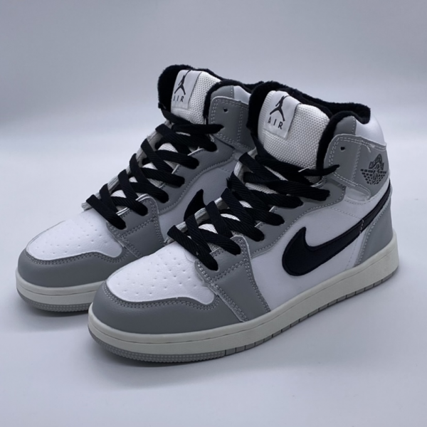 NIKE AIR JORDAN 1 (MEX) GREY/BLACK SWOOSH 