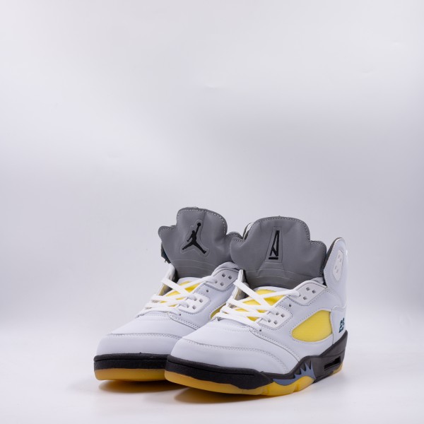 AIR JORDAN 5 MID BEIGE/YELLOW