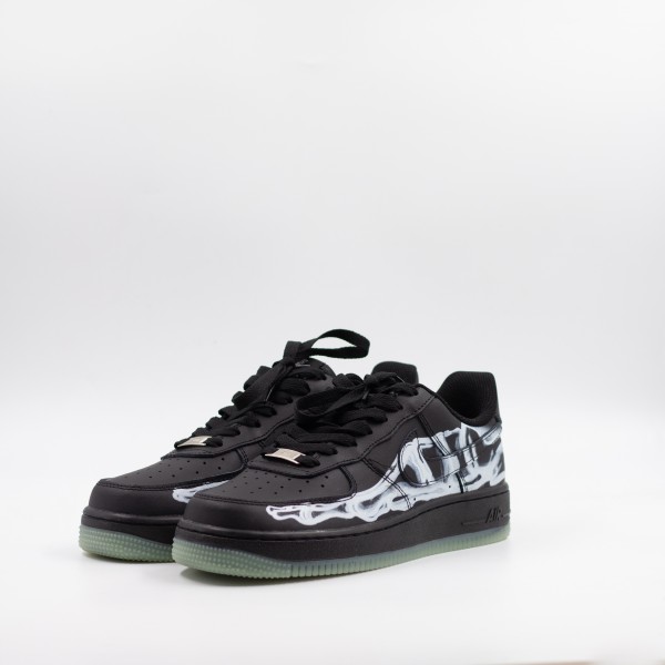 NIKE AIR FORCE 1 07 SKILETON BLACK