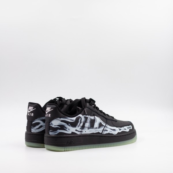 NIKE AIR FORCE 1 07 SKILETON BLACK