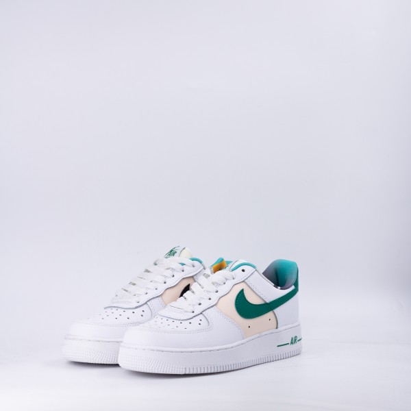 NIKE AIR FORCE 1 07 WHITE/GREEN/BEIGE