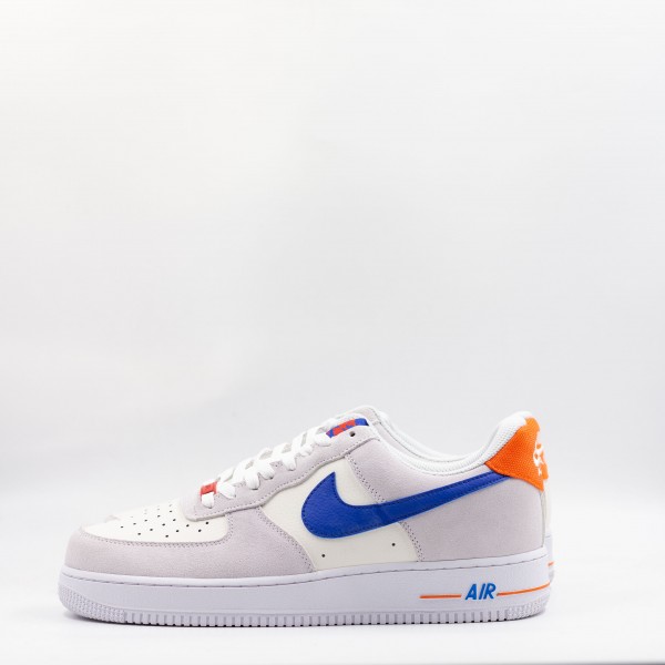 NIKE AIR FORCE 1 07 GREY/BLUE/ORANGE