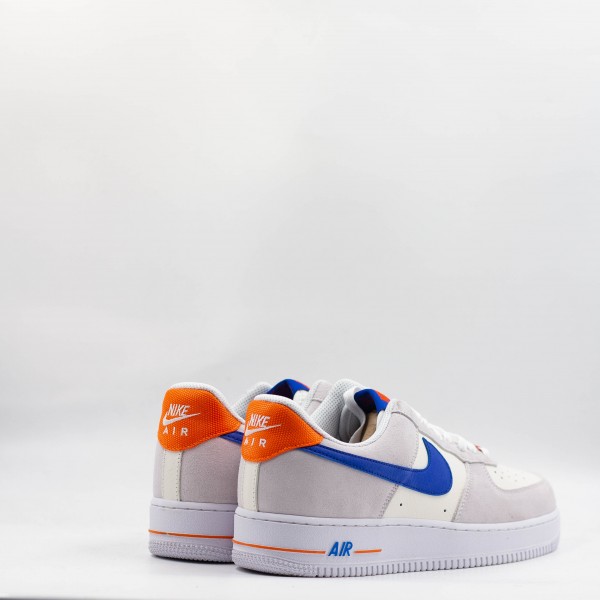 NIKE AIR FORCE 1 07 GREY/BLUE/ORANGE