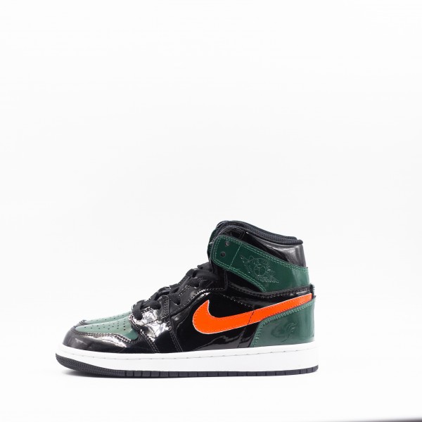 NIKE AIR JORDAN 1 HIGH BLACK/GREEN LAK