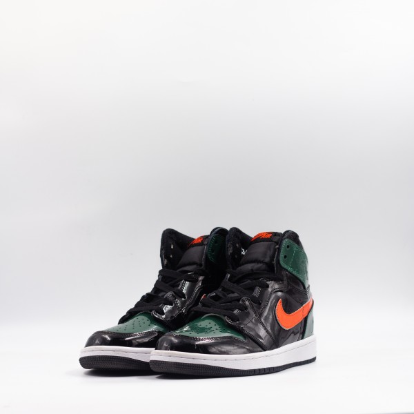 NIKE AIR JORDAN 1 HIGH BLACK/GREEN LAK