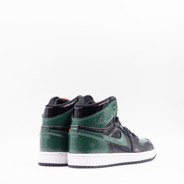 NIKE AIR JORDAN 1 HIGH BLACK/GREEN LAK