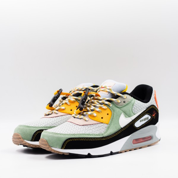 NIKE AIR MAX 90 GREY/GREEN/BLACK