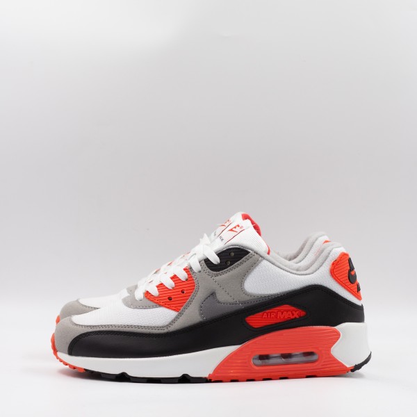 NIKE AIR MAX 90 WHITE/BLACK/ORANGE