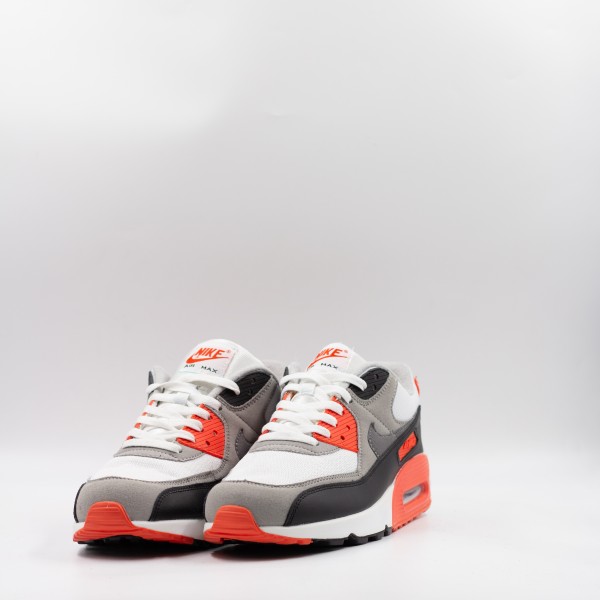 NIKE AIR MAX 90 WHITE/BLACK/ORANGE