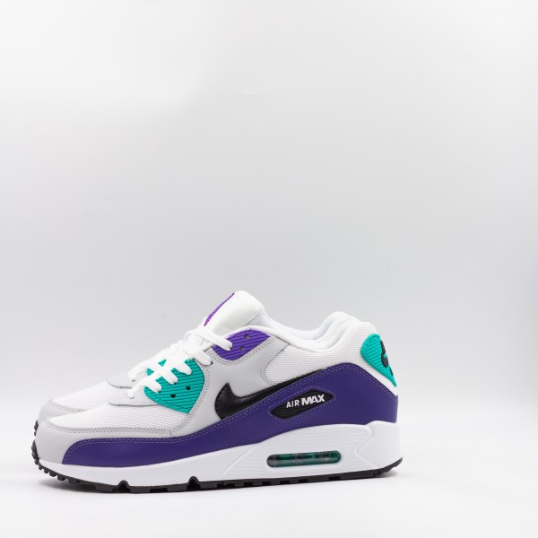 NIKE AIR MAX 90 WHITE/PURPLE/LIGHT BLUE