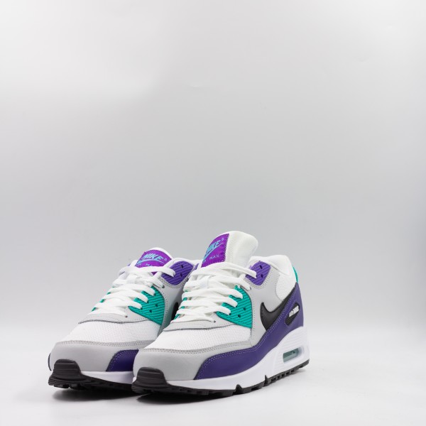 NIKE AIR MAX 90 WHITE/PURPLE/LIGHT BLUE