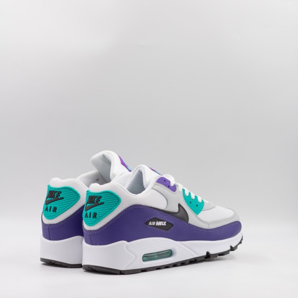 NIKE AIR MAX 90 WHITE/PURPLE/LIGHT BLUE