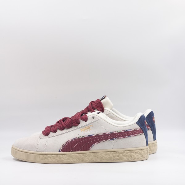 WELL SUEDE GREY/BORDO