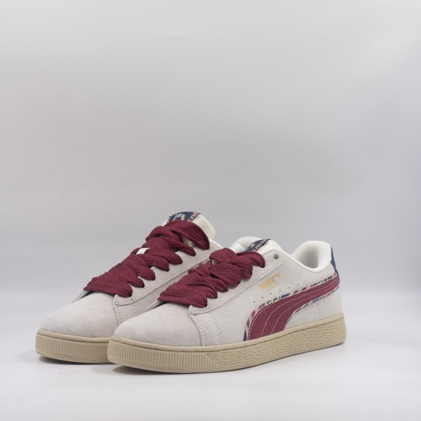 WELL SUEDE GREY/BORDO