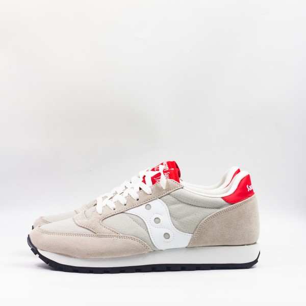 SAUCONY JAZZ LIGHT GREY/RED