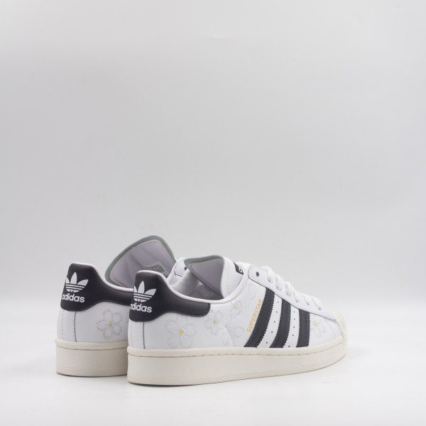 SUPERSTAR WHITE/BLACK/FLOWER
