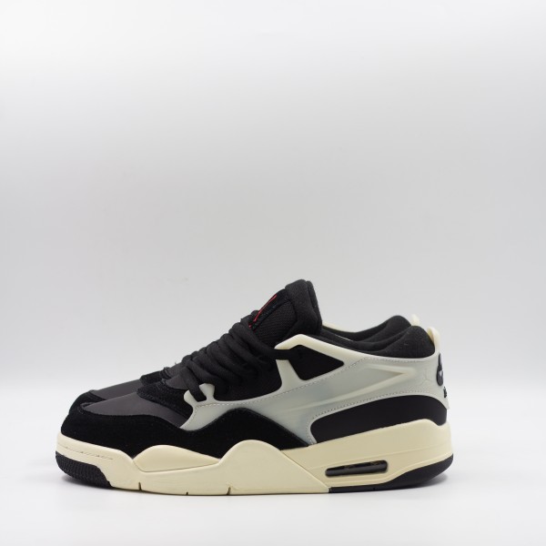 AIR JORDAN 4 LOW BLACK/BEIGE